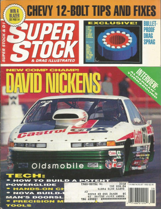 SUPER STOCK 1992 AUG - T-TYPE, ALDERMAN, ALONZO, NICKENS, GLIDDEN